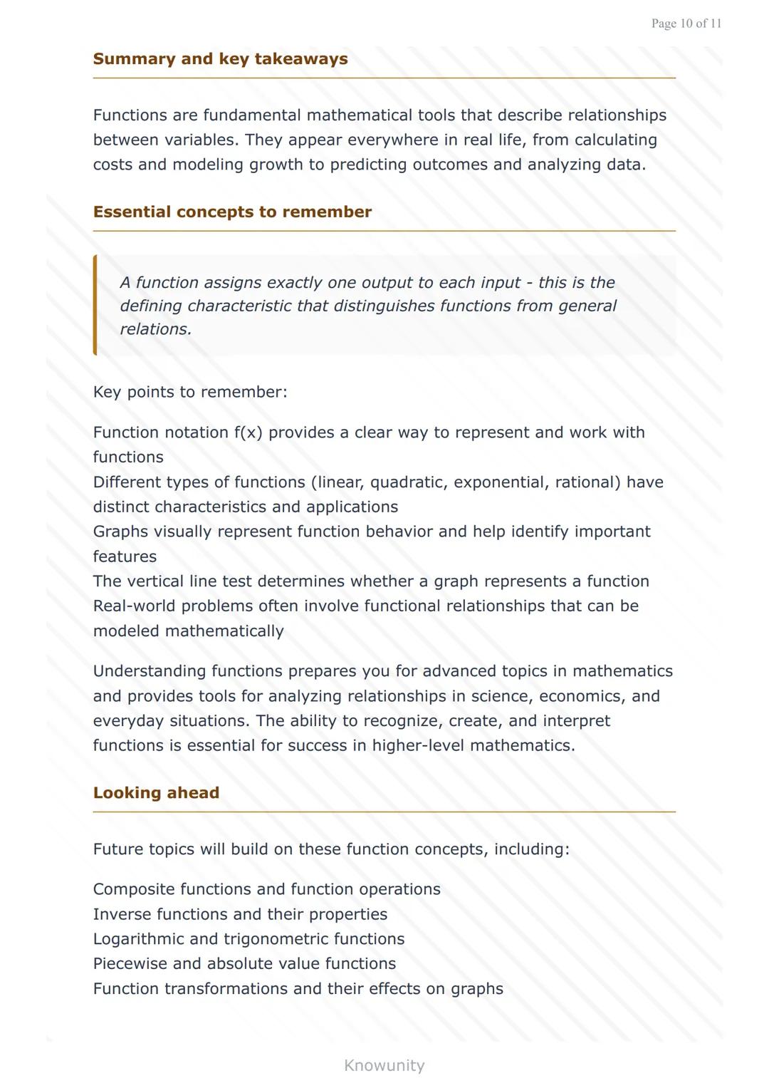 Functions and Their Graphs: Definition, Notation, and Types
Master function definitions, notation, and types with
graphing techniques
What y