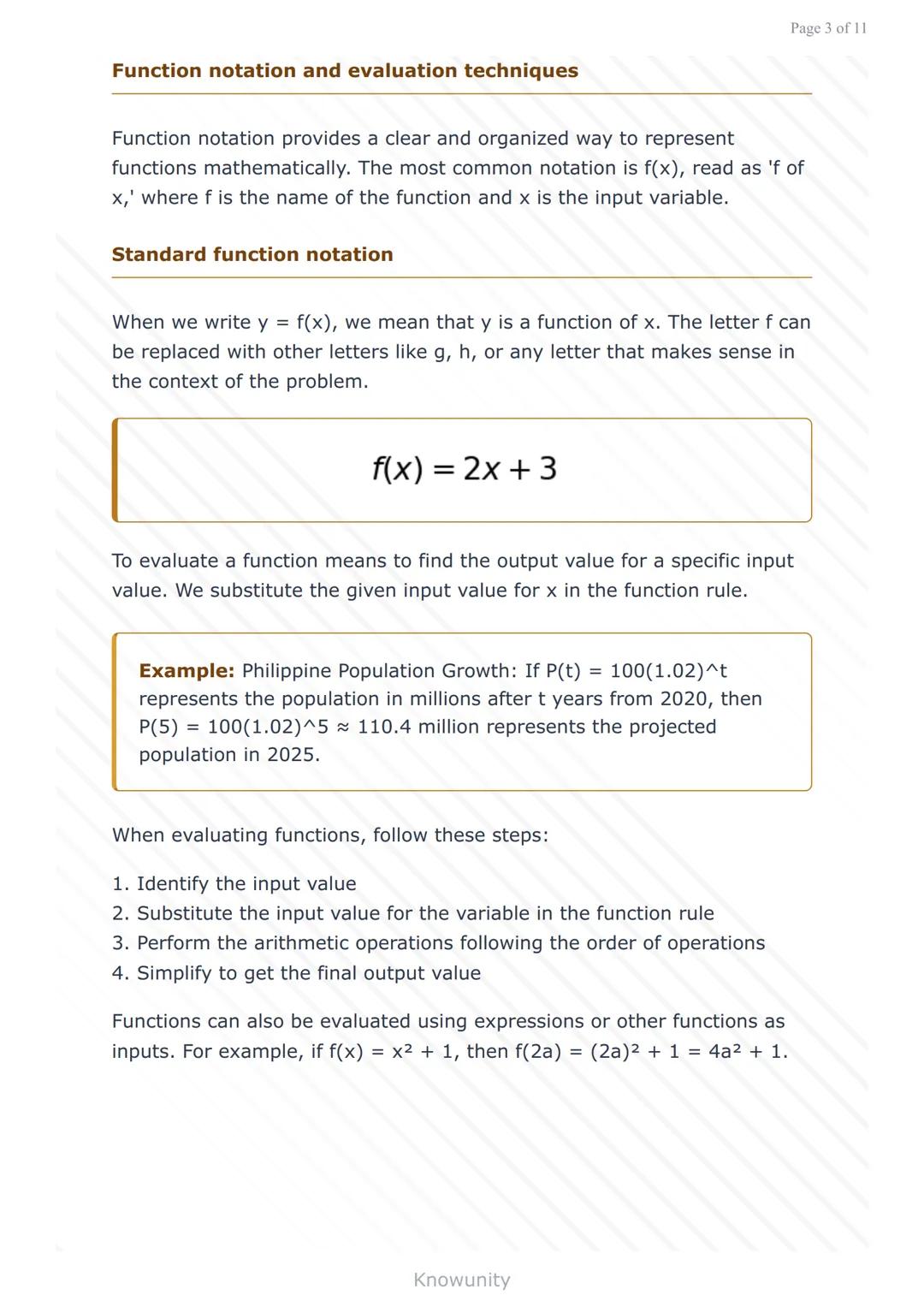 Functions and Their Graphs: Definition, Notation, and Types
Master function definitions, notation, and types with
graphing techniques
What y