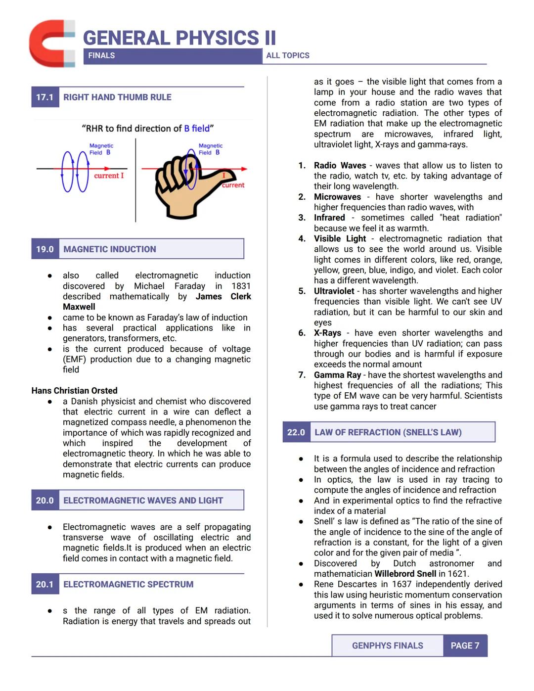 GENERAL PHYSICS II
FINALS
- SEM 2 ALL TOPICS -
1.0 ELECTROSTATICS
Refers to studying all phenomena with electric
charges at rest
1.1 ELECTRI