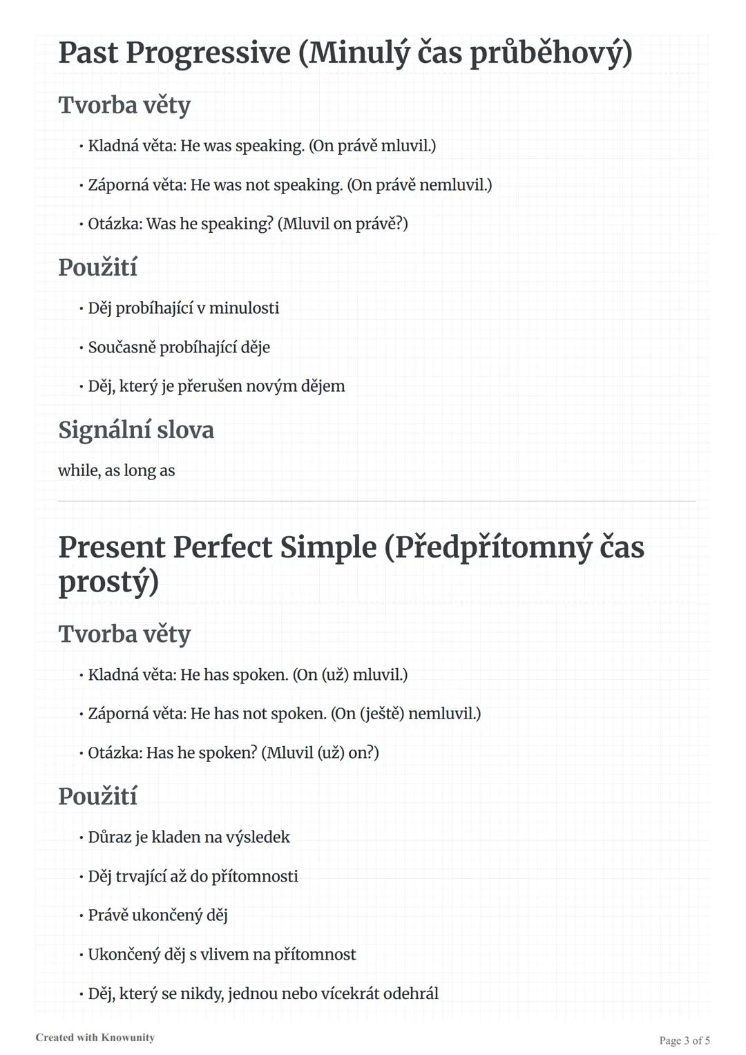 # Přehled anglických časů

Přehled a vysvětlení anglických časů včetně Simple Present, Present Progressive, Simple
Past a dalších.

# Přehle