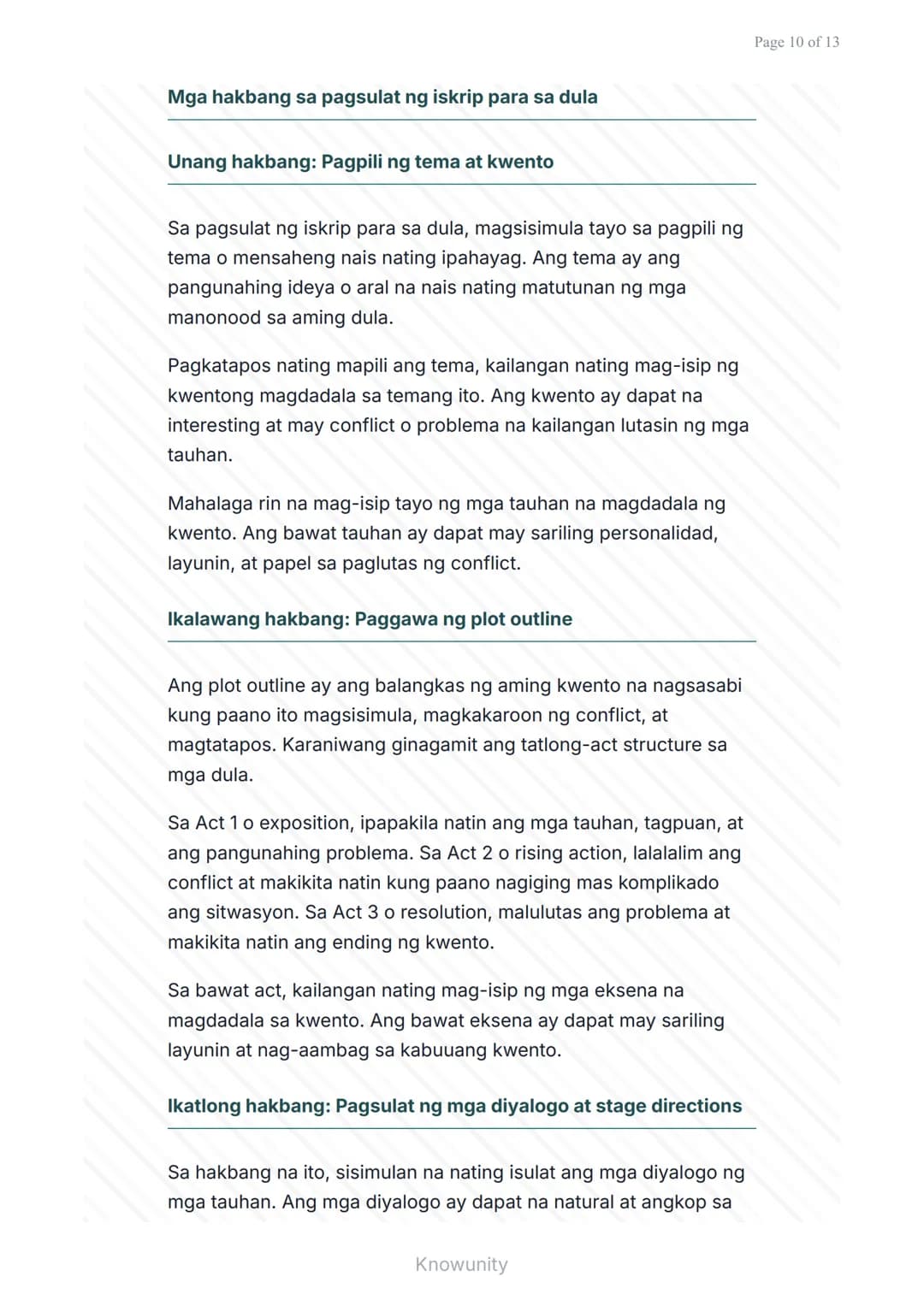 # Pagsulat ng Talumpati at Iskrip para sa Dulay

Matututuhan ang tamang paraan ng pagsulat ng talumpati at iskrip

## Mga Layuning Pang-eduk
