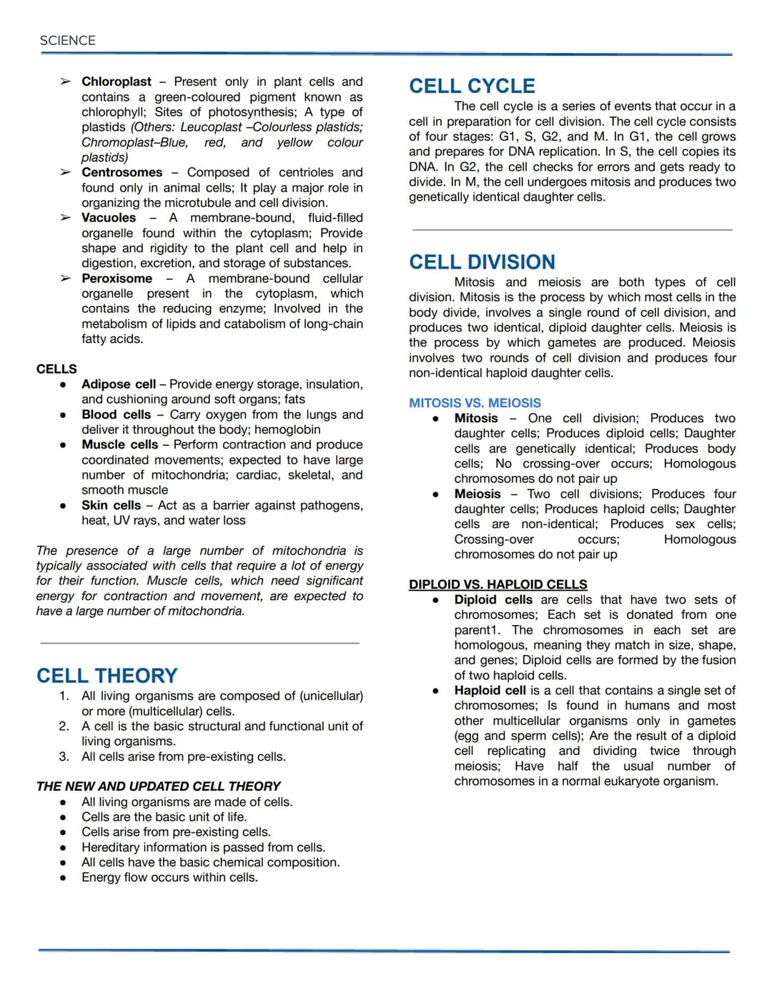 SCIENCE
BIOLOGY
COLLEGE ADMISSION TEST (CAT) REVIEWER
COMPOUND MICROSCOPE
PARTS OF A COMPOUND MICROSCOPE
Eyepiece (Ocular lens)
Diopter adju