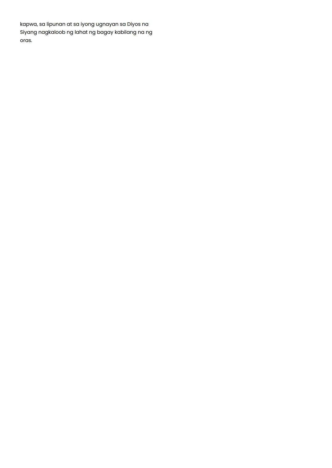 ARALIN 1: KATARUNGANG PANLIPUNAN
Balik-aral:
• Ang pakikilahok ay tungkulin na kailangang
isakatuparan ng lahat na mayroong kamalayan at
pan