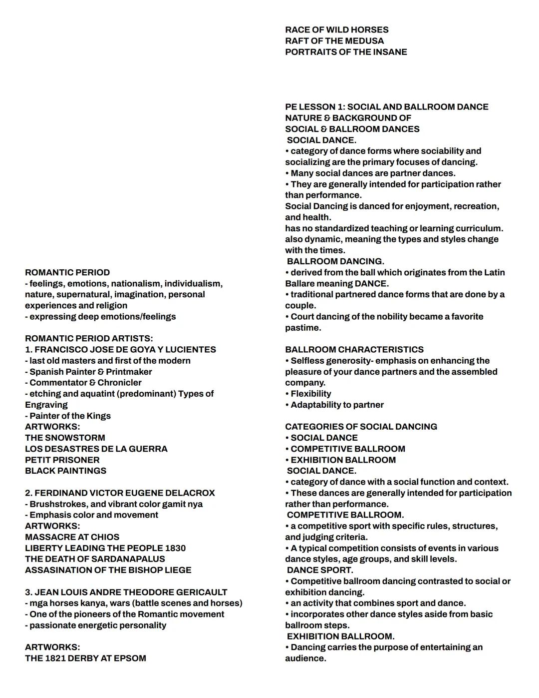 LESSON 1: ROMANTIC PERIOD
ROMANTIC PERIOD
> Events and changes that happen in society such as
ideas, attitudes, discoveries, inventions, and