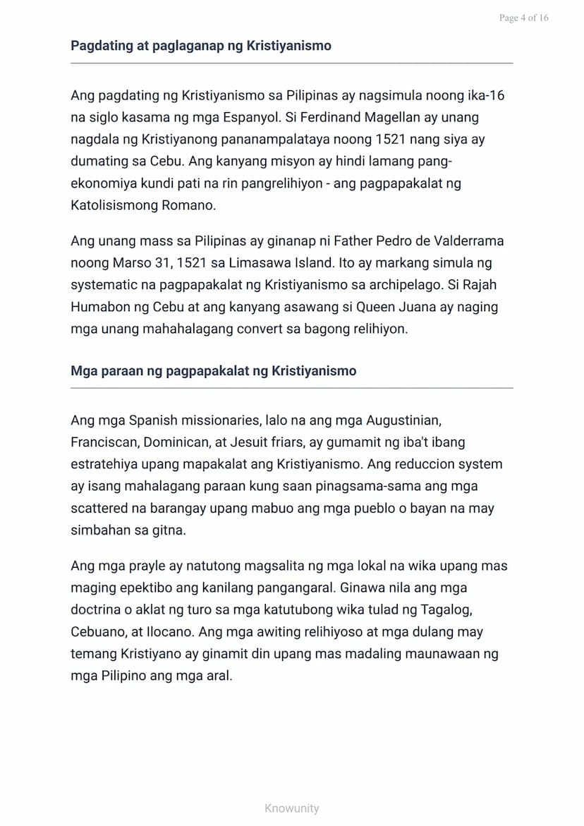 Mga Katutubong Paniniwala at Paglaganap ng Kristiyanismo at Islam
Pag-aaral sa mga sinaunang paniniwala at
pagdating ng mga relihiyon
Mga La