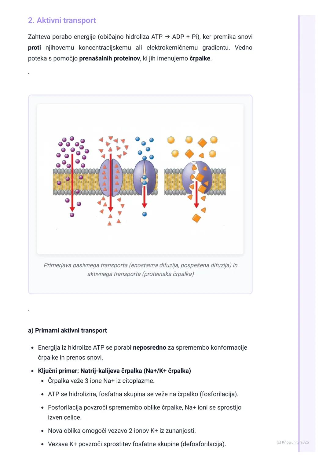 # Celični transport

Uvod v celični transport

Celična membrana ni samo meja celice, ampak je selektivno prepustna
(semipermeabilna) bariera