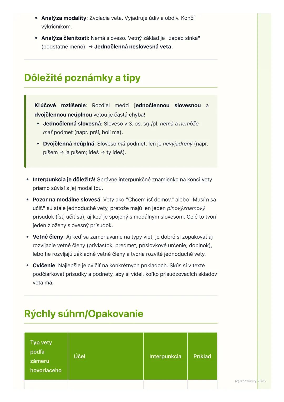 # Jednoduchá veta a jej typy

Prehľad

Dnes sa pozrieme na jednoduchú vetu a jej typy. Je to základný kameň
slovenskej syntaxe, takže pochop