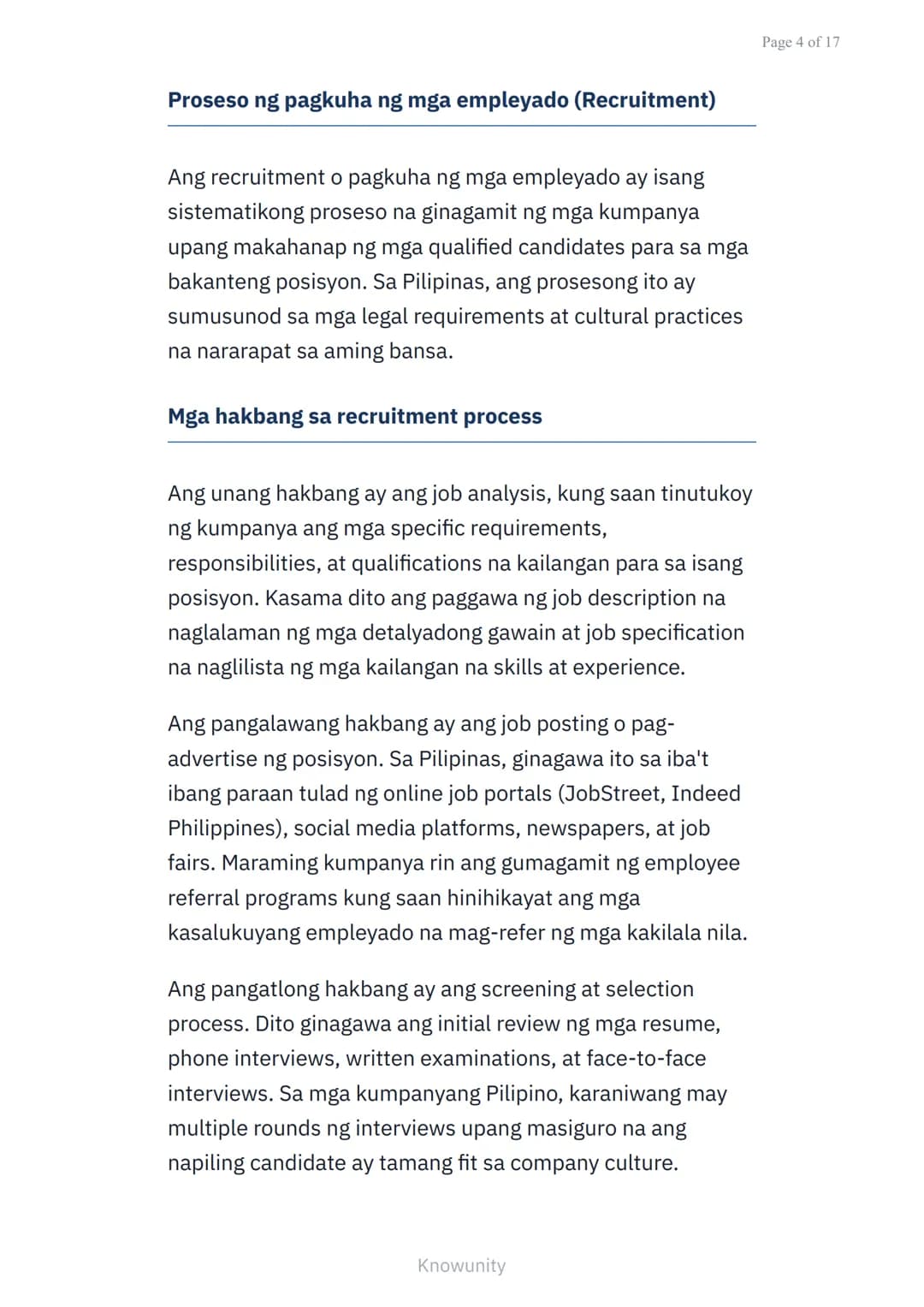 # Pamamahala ng Human Resources: Pagkuha, Pagpapaunlad, at Pag-uugnay

Pangunahing konsepto ng HR management sa negosyo

## Mga Layuning Pag