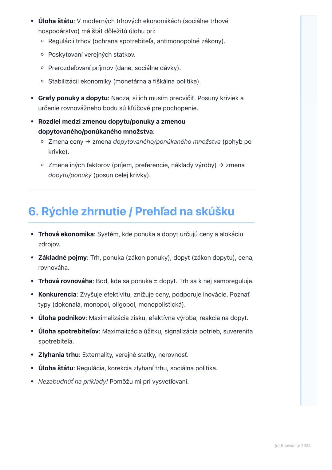 # Trhová ekonomika a jej
mechanizmy

1. Prehľad trhovej ekonomiky

Trhová ekonomika je ekonomický systém, kde o alokácii zdrojov a výrobe
to