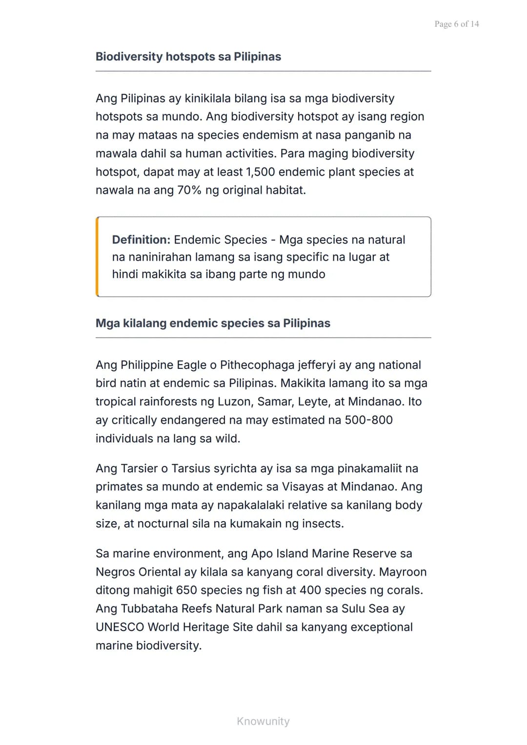 # Ang Pinagmulan at Katangian ng Buhay: Kahalagahan ng Biodiversity sa Pilipinas

Pag-aaral sa pinagmulan ng buhay at kahalagahan ng biodive