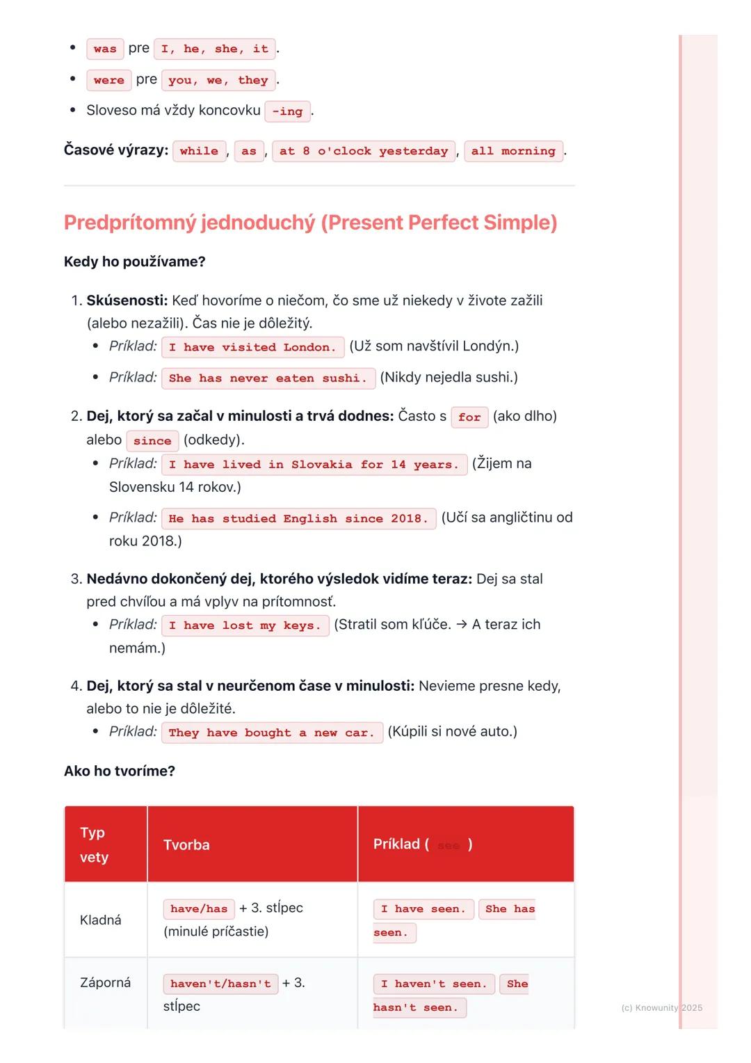 # Časy: Minulý jednoduchý a
priebehový, Predprítomný
jednoduchý

1. Prehľad časov v angličtine

Ahojte! Dnes si zopakujeme a hlavne prehĺbim