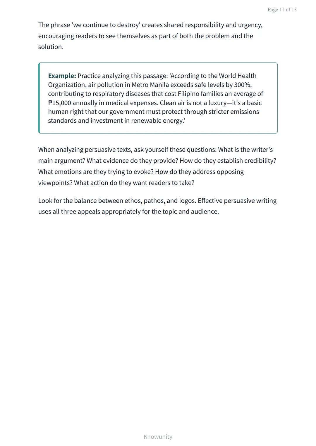 Analyzing and Creating Persuasive Texts on Social Issues
Master persuasive writing techniques for social advocacy
What You'll Learn
Identify