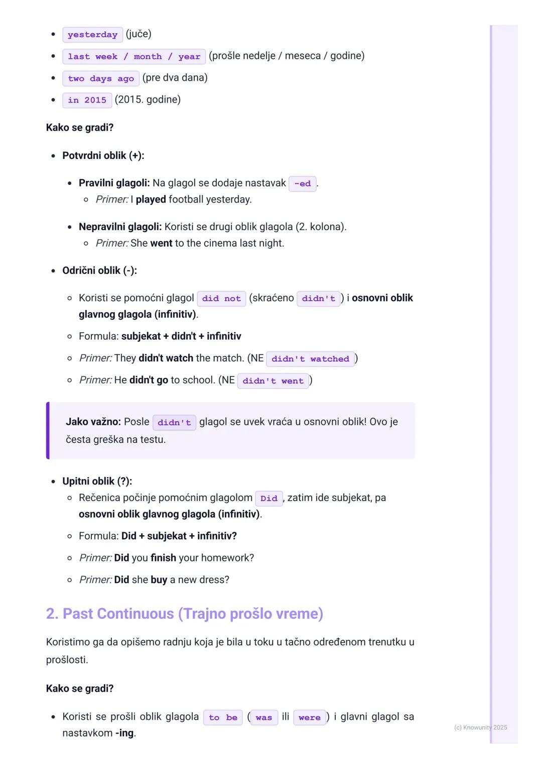 # Prošla vremena (Past Tenses)

Uvod u prošla vremena

Prošla vremena u engleskom jeziku koristimo da pričamo o događajima koji su
se desili