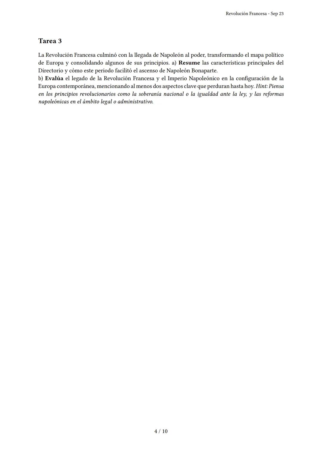 # Revolución Francesa

Generado por Knowunity - Sep 23

Descripción: Este examen cubre la Revolución Francesa, sus causas, desarrollo y cons