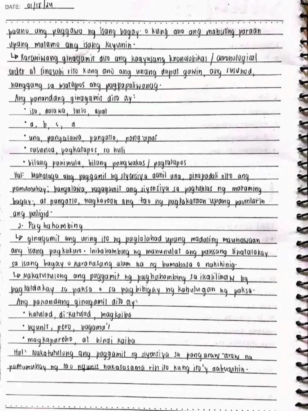 --- OCR Start ---
DATE:
lecture notes in
FILIPINO 8
1st
OTR
Spring Seaf
1st Quarter
bayan
NO
DATE: 19/03/13
se ng panitikang idinaanan so
am