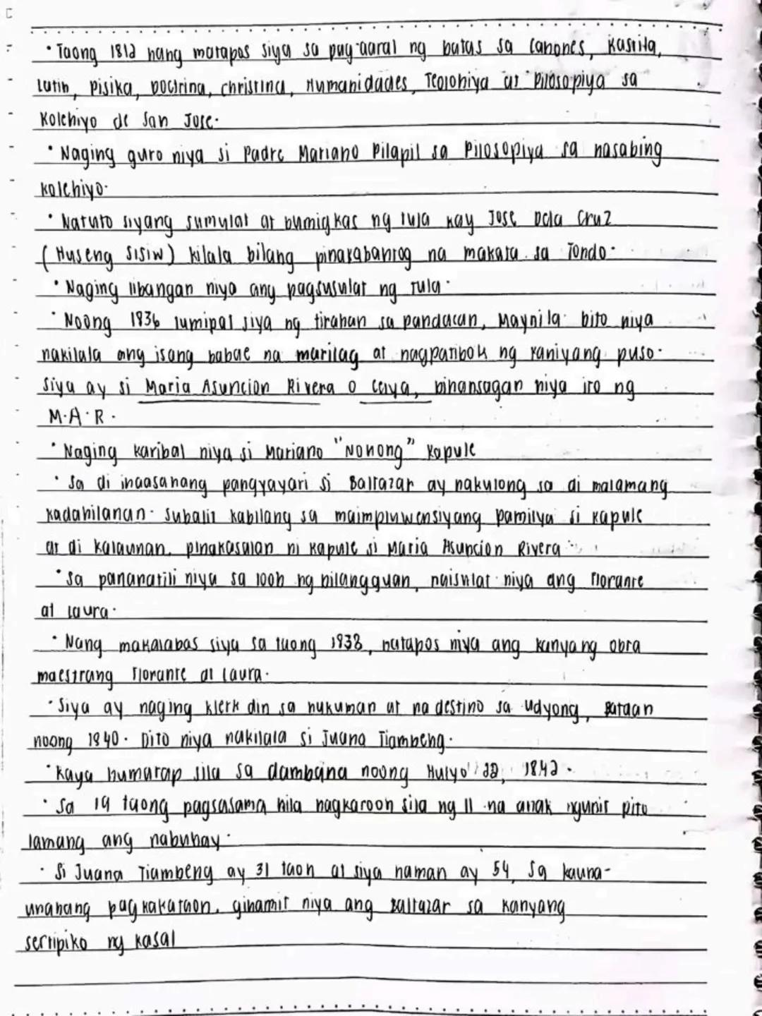 --- OCR Start ---
DATE:
lecture notes in
FILIPINO 8
1st
OTR
Spring Seaf
1st Quarter
bayan
NO
DATE: 19/03/13
se ng panitikang idinaanan so
am