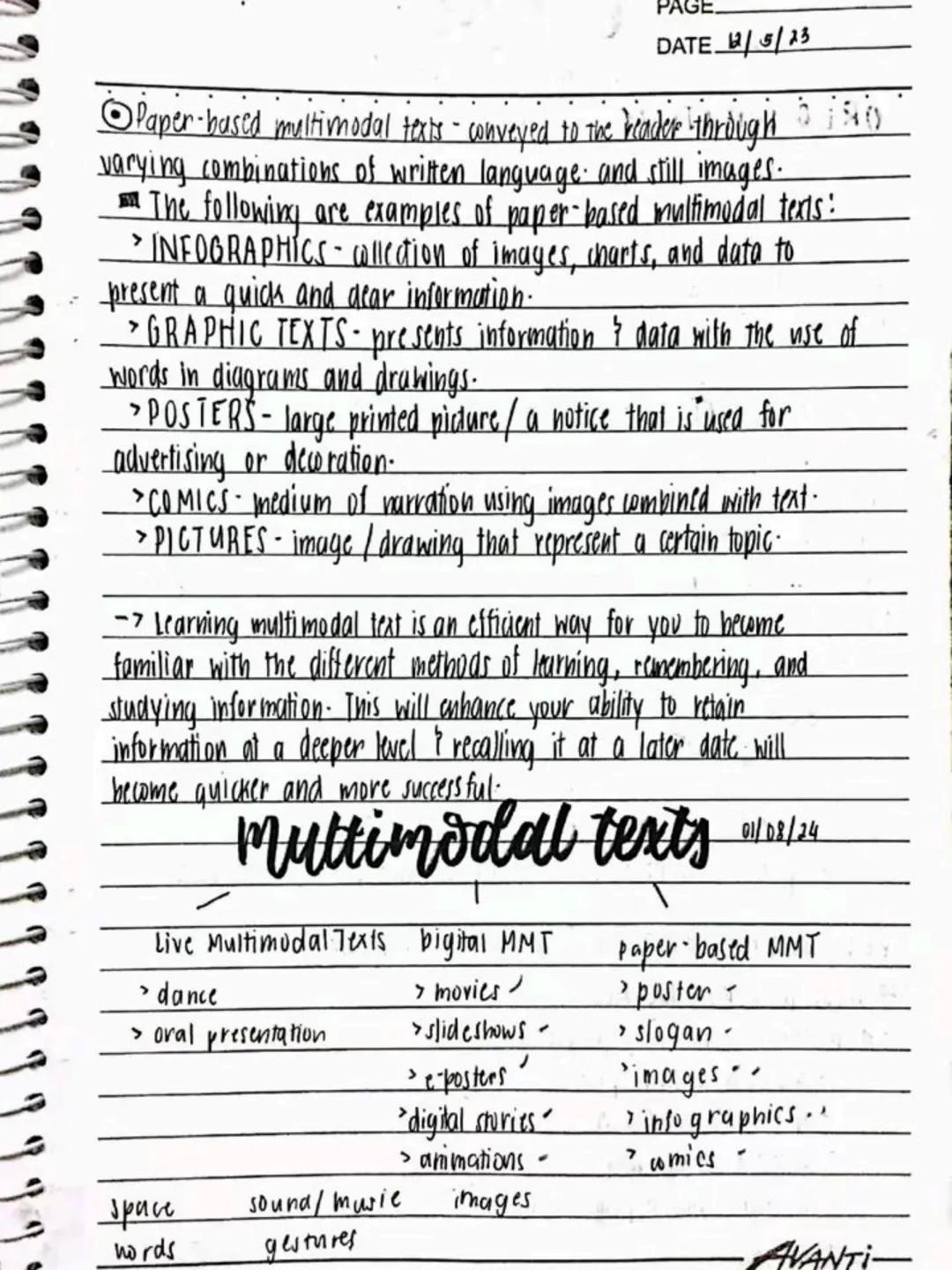 lecture notes in
ENGLISH 8
1st Quarter
PAGE
DATE
Good things
are coming
PSALM 27:13
DO NOT REUPLOAD | @jona.notes
BREAK A LEG!
-AVANTI- PAGE