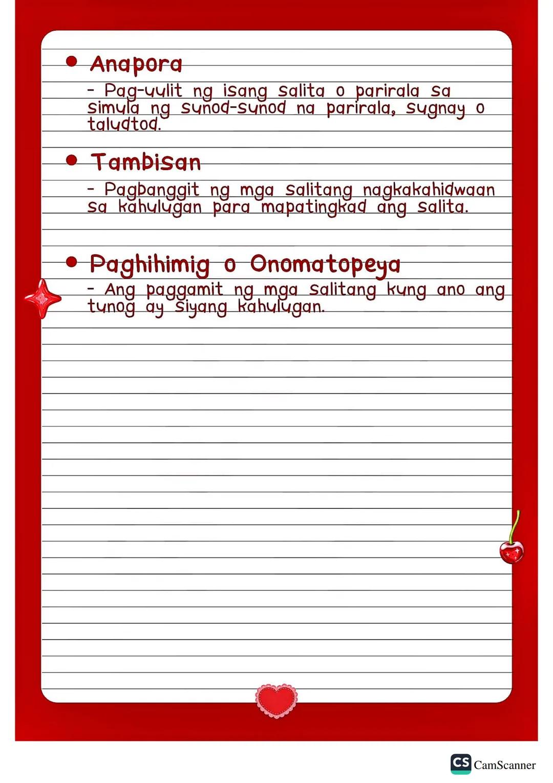 Reigh's
notes
Creative Writing
SMTWTF S
LESSON 1
MALIKHAING PAGSULAT
- Masining na paglalahad ng naiisip o nadarama
at karaniwang binibigyan