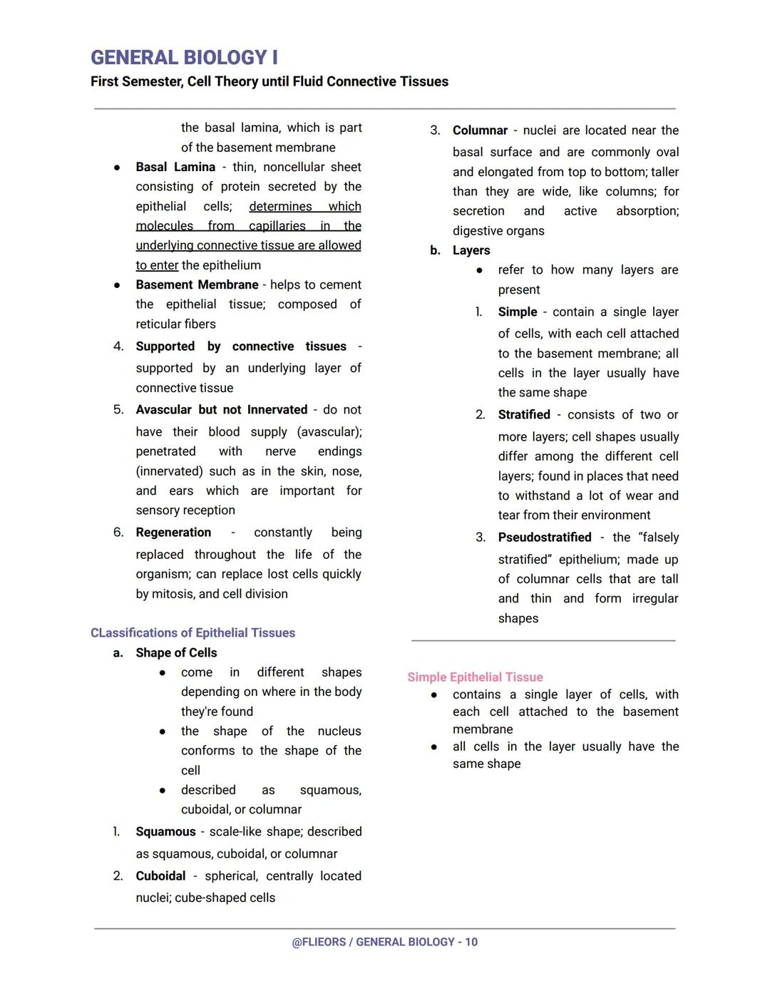 GENERAL BIOLOGY I
First Semester, Cell Theory until Fluid Connective Tissues
First Century (Year 100)
Romans had already invented and experi