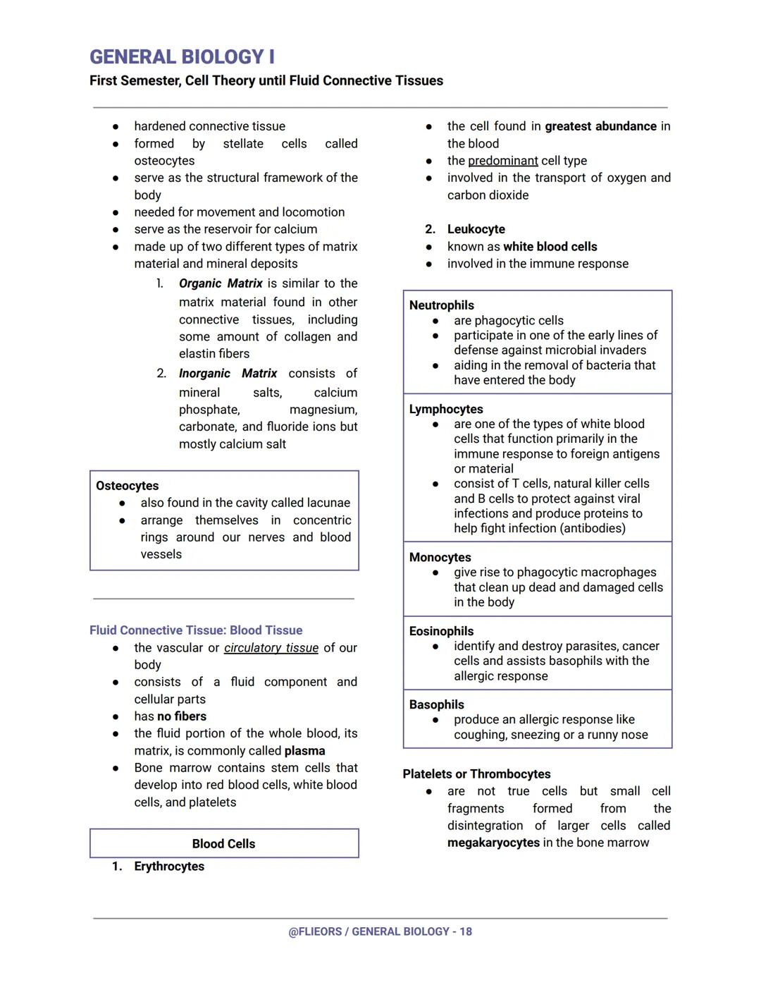 GENERAL BIOLOGY I
First Semester, Cell Theory until Fluid Connective Tissues
First Century (Year 100)
Romans had already invented and experi