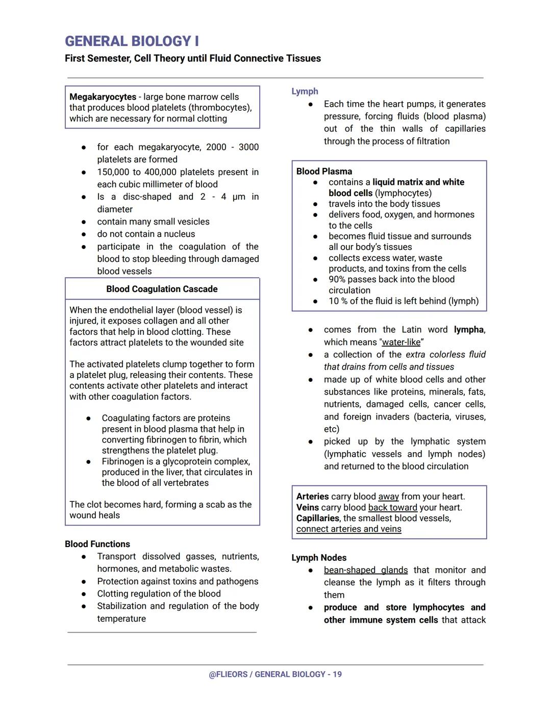 GENERAL BIOLOGY I
First Semester, Cell Theory until Fluid Connective Tissues
First Century (Year 100)
Romans had already invented and experi