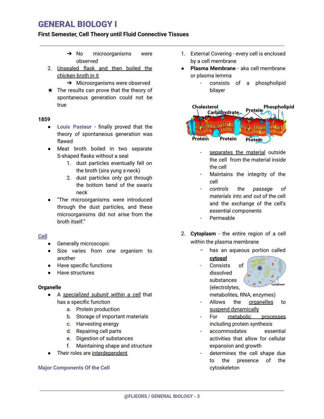 GENERAL BIOLOGY I
First Semester, Cell Theory until Fluid Connective Tissues
First Century (Year 100)
Romans had already invented and experi
