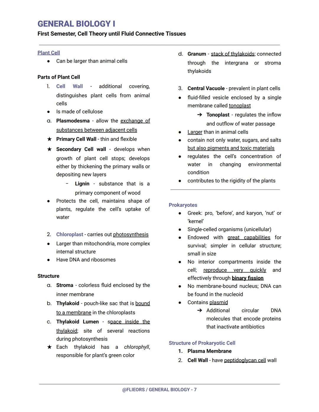 GENERAL BIOLOGY I
First Semester, Cell Theory until Fluid Connective Tissues
First Century (Year 100)
Romans had already invented and experi