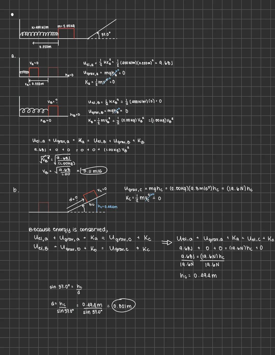 Work done by a varying force
W = \(\int_{x_1}^{x_2} F_x dx\)
ex. \(F_x = \frac{1}{2}Kx^2\)
W = \(\int_{x_1}^{x_2} \frac{1}{2}Kx^2 dx = \frac