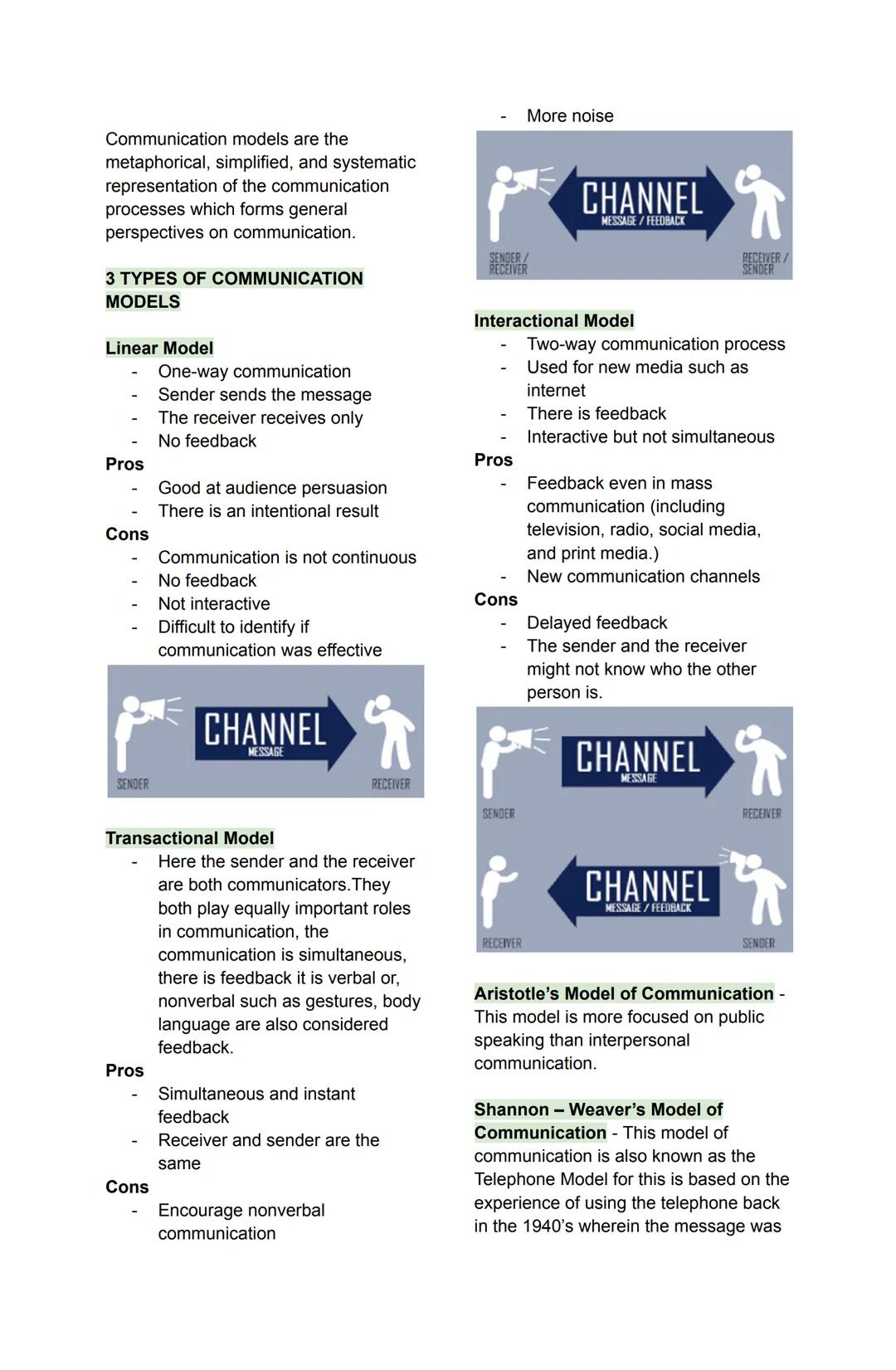 ORAL COMMUNICATION IN
CONTEXT
1st Semester, 1st Quarter | Reviewer
LESSON 1: NATURE AND ELEMENTS
OF COMMUNICATION
Communication (from the la
