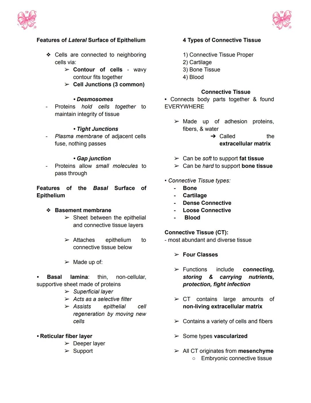 # BODY TISSUES
## Hierarchy of Structural Organization
> Each of these build upon one another to make up the next level:
> - Chemical lev