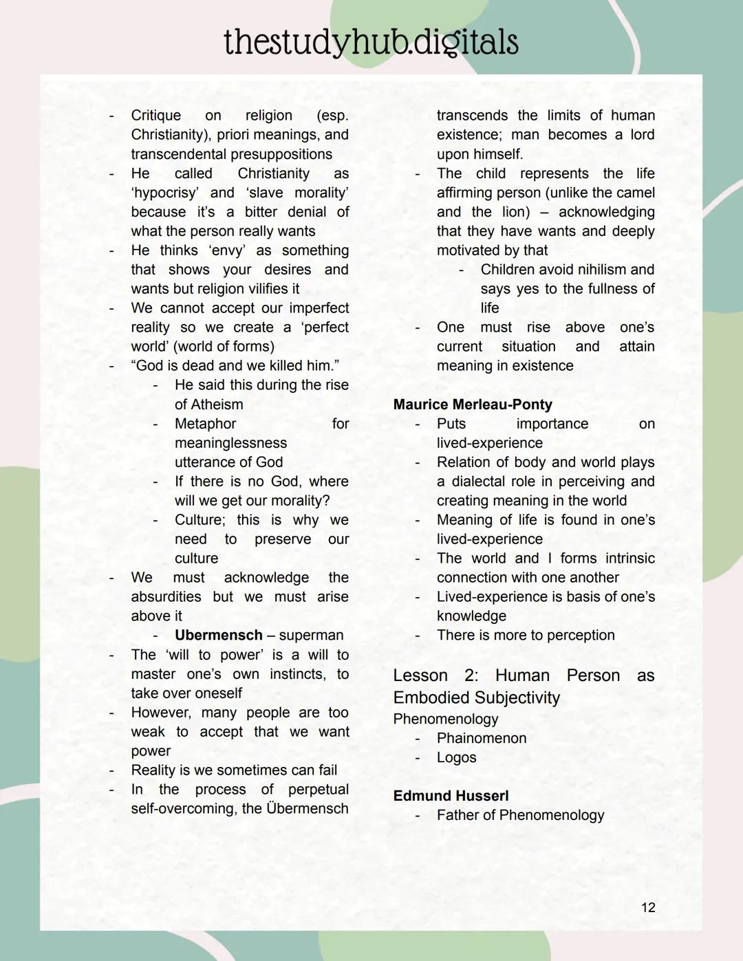thestudyhub.digitals
Chapter I: Doing
Philosophy
Lesson 1: Muthos to Logos
- Beginning of philosophy can be
traced back to Ancient Greece in