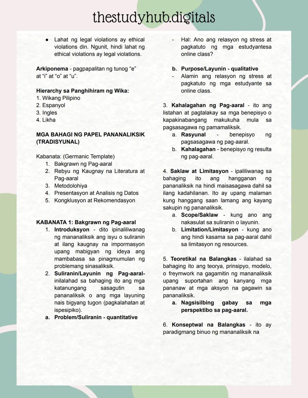 # KOMUNIKASYON AT PANANALKSIK
## Mga Konseptong Pangwika
### Kahulugan ng Wika
* Ang wika ay isang likas at makataong pamamaraan ng pagha