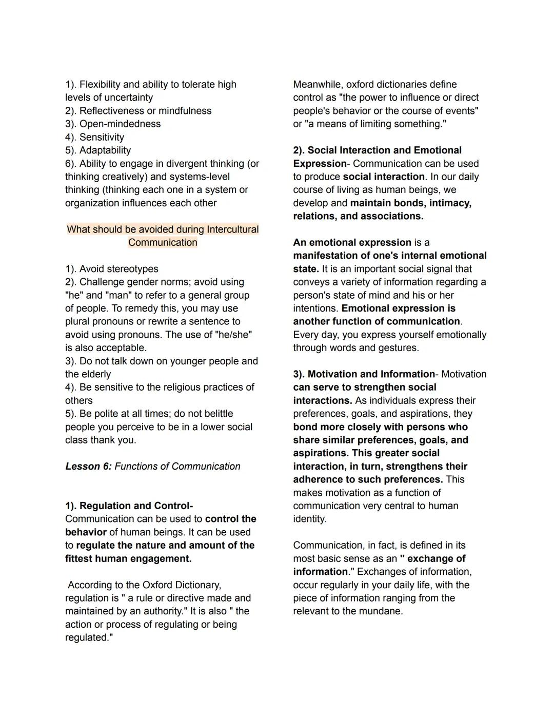 Lesson 1: Nature and Elements of
Communication
Understanding the Communication Process
Communication is what connects us as
human beings. So