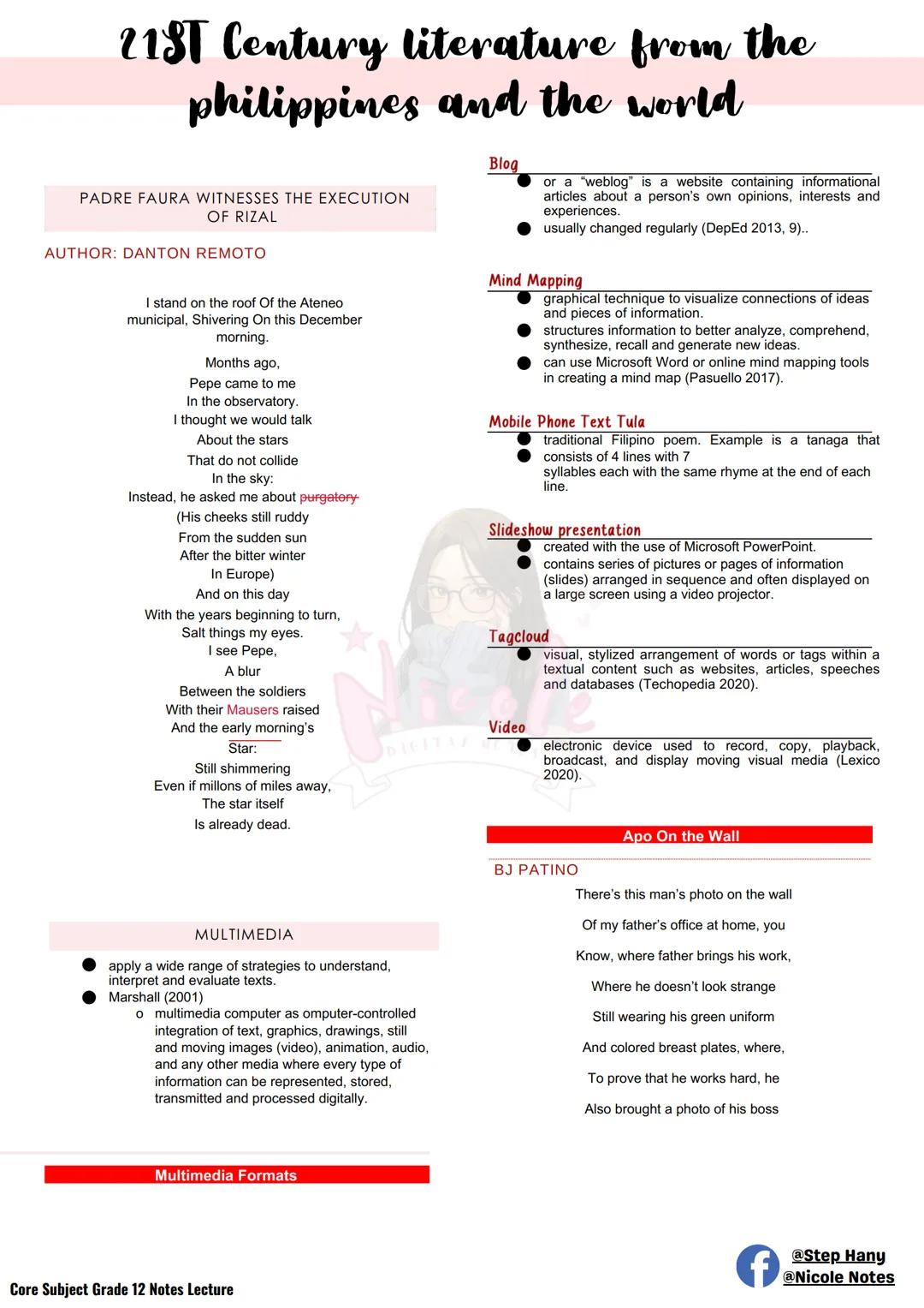21ST Century literature from the
philippines and the world
LESSON 1: GEOGRAPHIC, LINGUISTIC AND ETHNIC DIMENSIONS OF PHILIPPINE LITERARY
FRO
