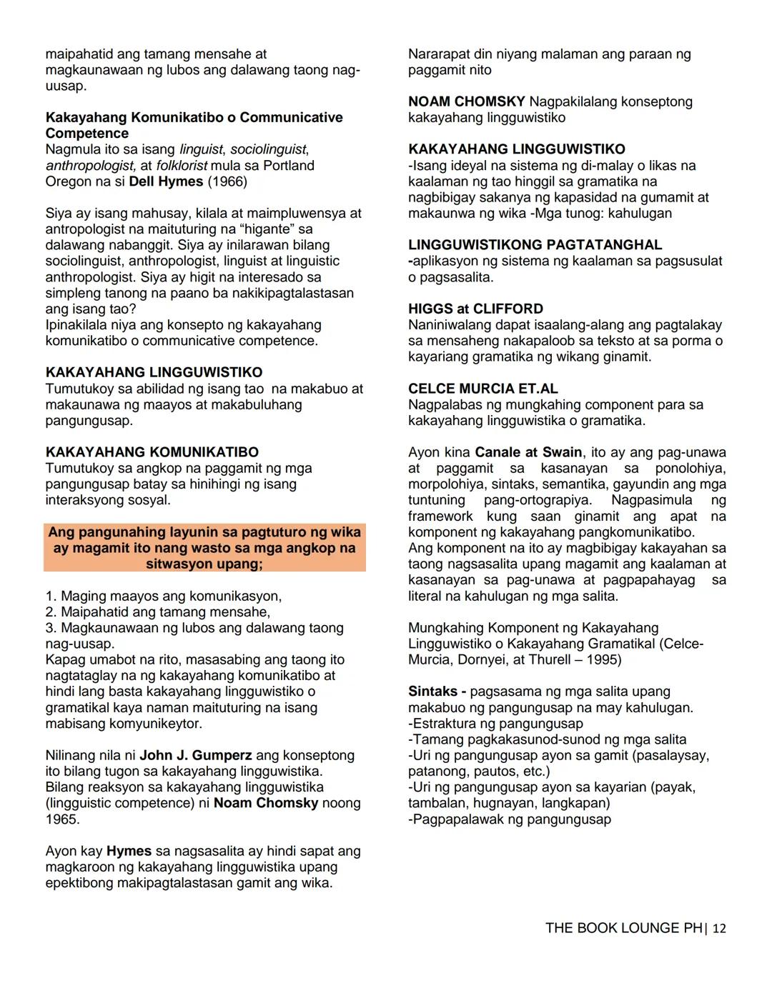 ## GRADE 12 STEM NOTES AND LECTURES
# Komunikasyon at Pananaliksik
โ THE BOOK LOUNGE PH โ
# KOMUNIKASYON AT PANANALIKSIK
SA WIKA AT KULTU