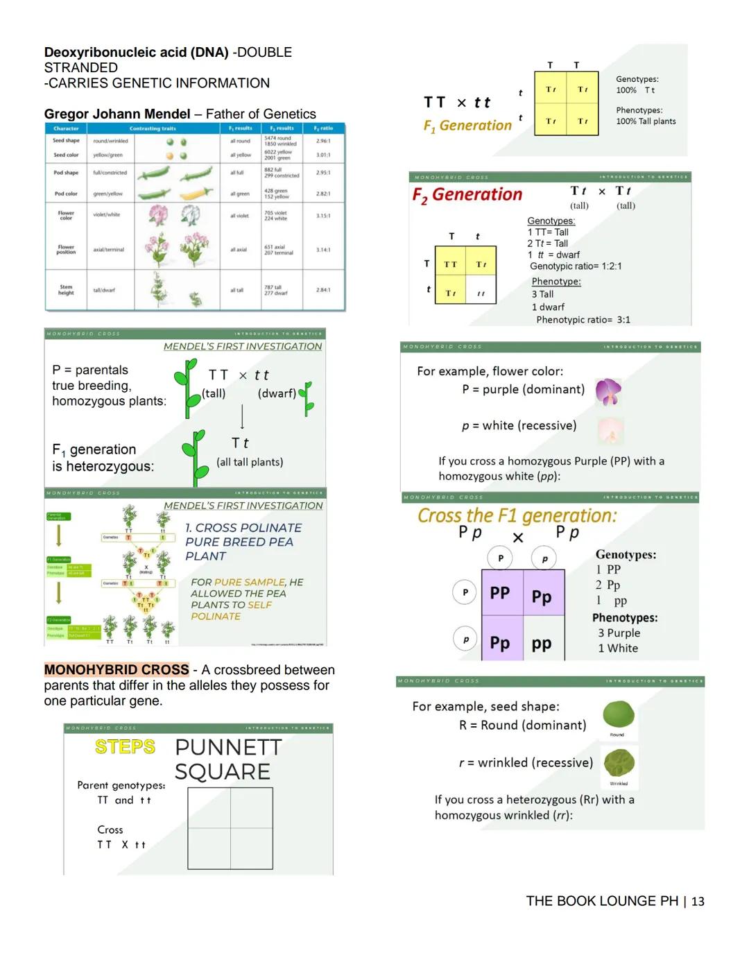 THE BOOK LOUNGE PH
GRADE 12 STEM NOTES AND LECTURES
General Biology 2
THE BOOK LOUNGE PH
COURSE MATERIAL 1
CELL CYCLE AND CELL DIVISION
Cell