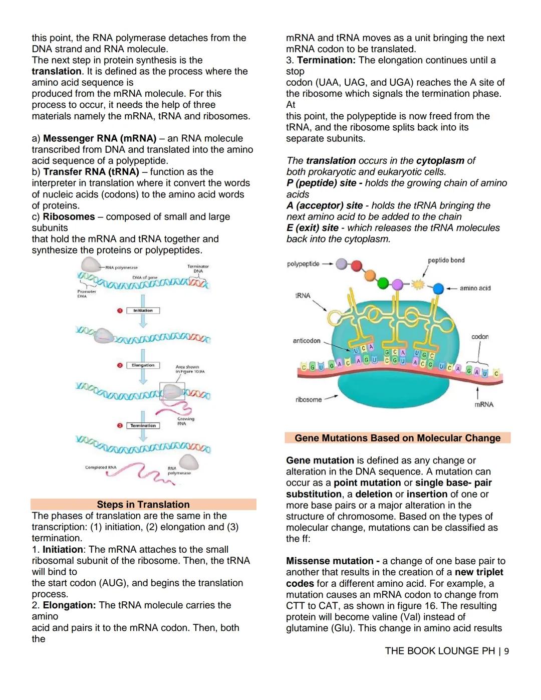 THE BOOK LOUNGE PH
GRADE 12 STEM NOTES AND LECTURES
General Biology 2
THE BOOK LOUNGE PH
COURSE MATERIAL 1
CELL CYCLE AND CELL DIVISION
Cell