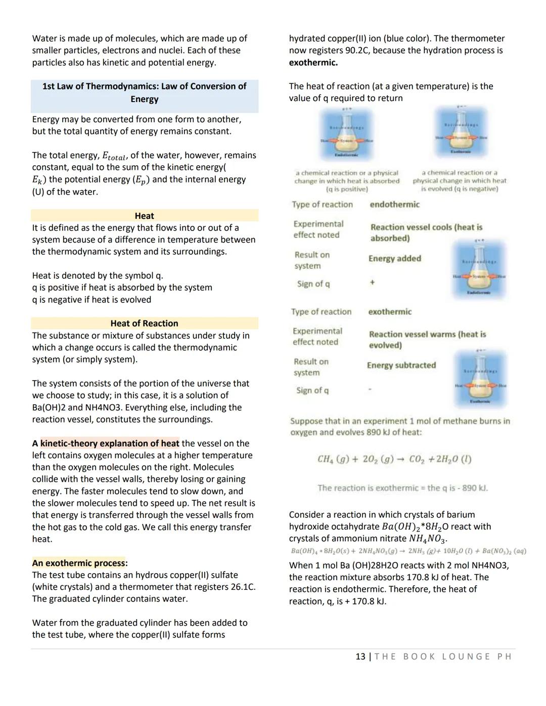 THE BOOK LOUNGE PH
BOORSLIBRARY
GRADE 12 STEM NOTES AND LECTURES
General Chemistry 2
- THE BOOK LOUNGE PH
GENCHEM: COURSE MATERIAL 1
Kinetic