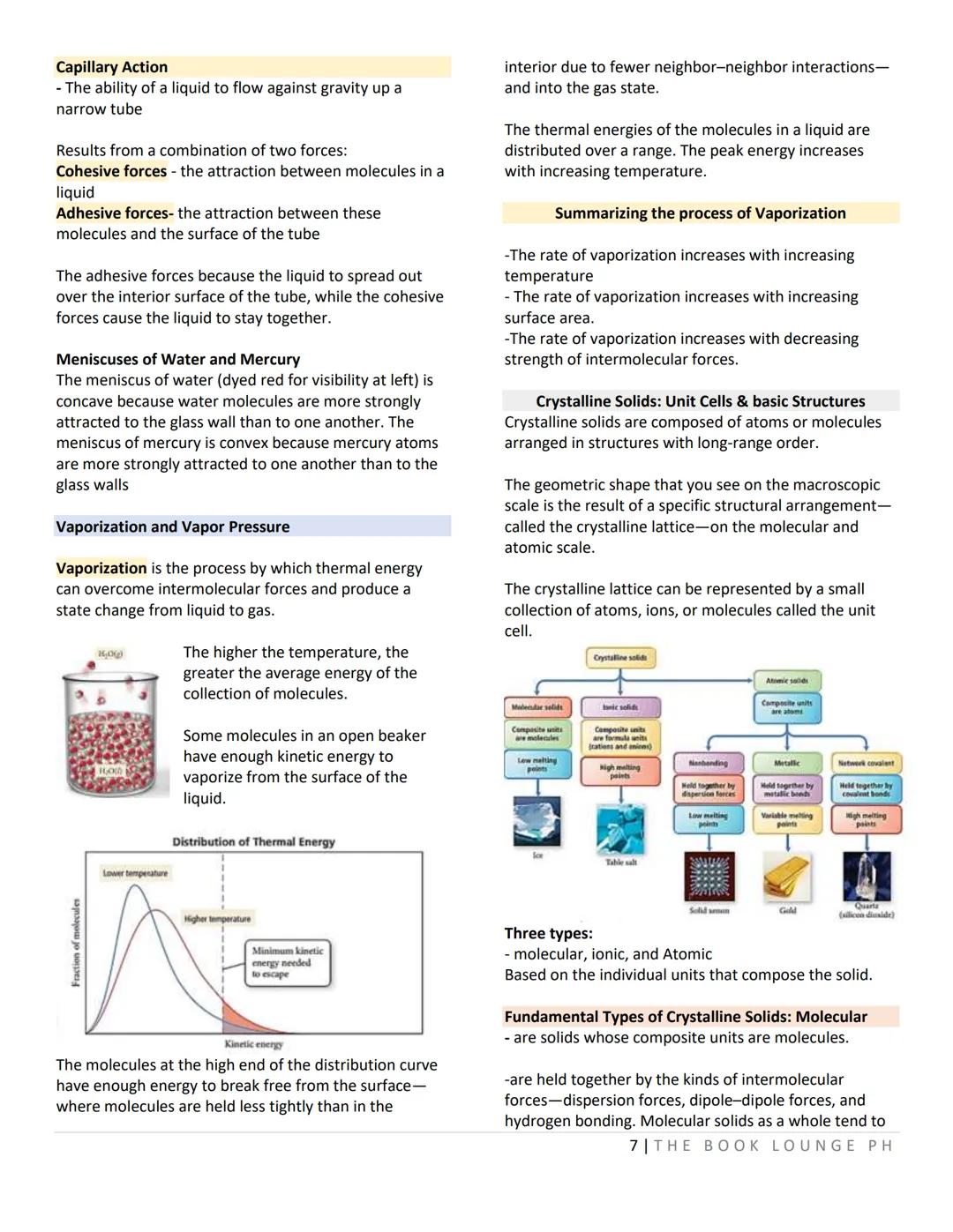 THE BOOK LOUNGE PH
BOORSLIBRARY
GRADE 12 STEM NOTES AND LECTURES
General Chemistry 2
- THE BOOK LOUNGE PH
GENCHEM: COURSE MATERIAL 1
Kinetic