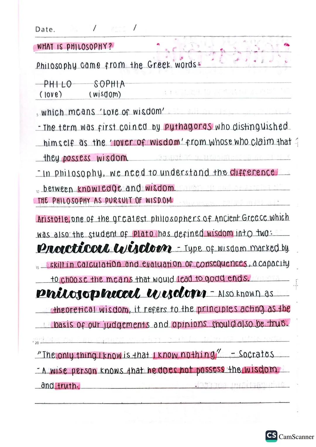 Date. 2025 / 20 / 06
INTRODUCTION
Philosophy
of the human person
THE COMMON MEANINGS OF PHILOSOPY:
1. Philosophy refers to the ideas, views,