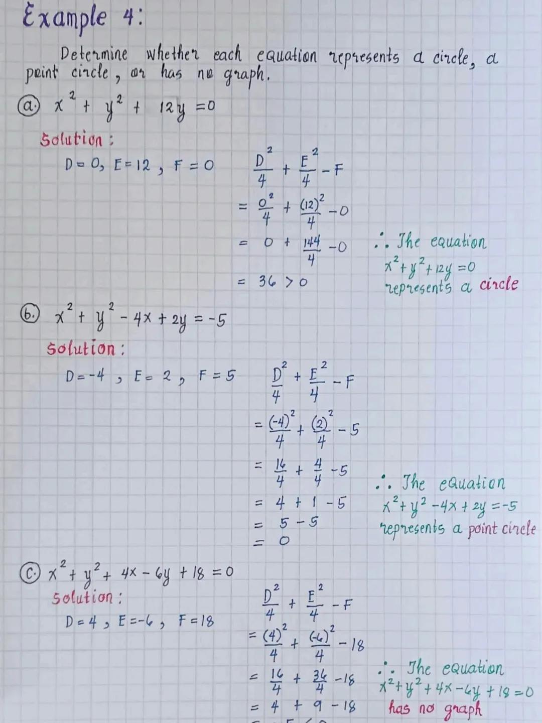 Circle
Unit 1 - Conic Sections
At circle is a set of all coplanar points such that the
distance frem a fixed point is constant. The fixed po