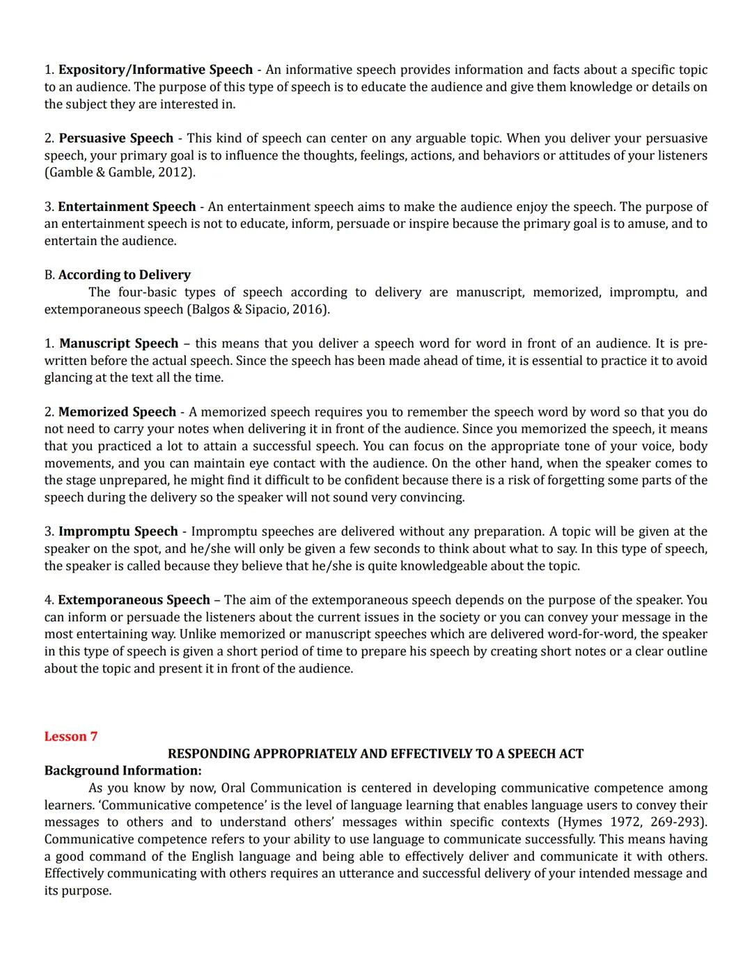 ORAL COMMUNICATION
Lesson 1
EXPLAINING THE FUNCTIONS, NATURE AND PROCESS OF COMMUNICATION
Background Information:
Our ability to communicate