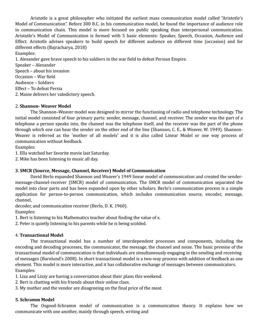 ORAL COMMUNICATION
Lesson 1
EXPLAINING THE FUNCTIONS, NATURE AND PROCESS OF COMMUNICATION
Background Information:
Our ability to communicate