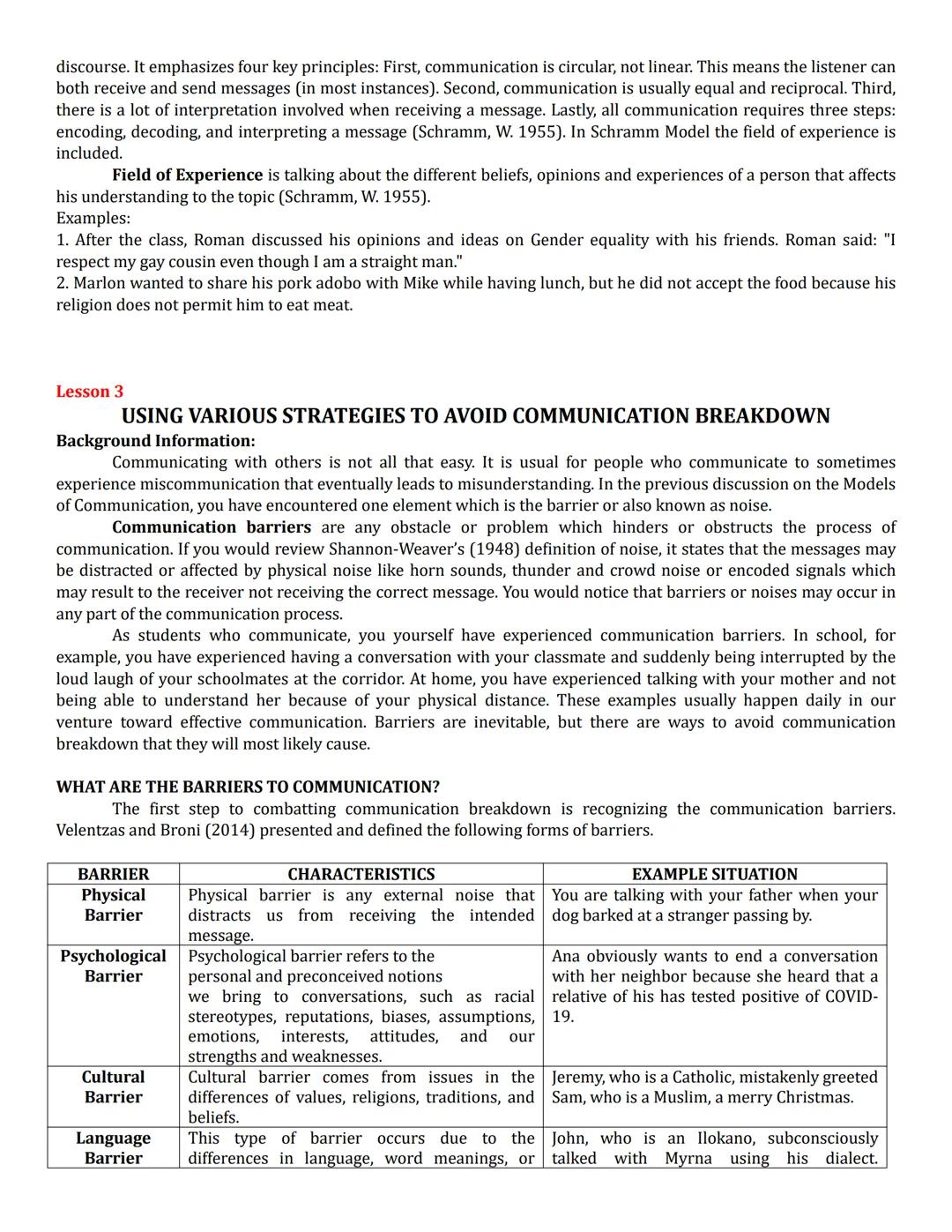 ORAL COMMUNICATION
Lesson 1
EXPLAINING THE FUNCTIONS, NATURE AND PROCESS OF COMMUNICATION
Background Information:
Our ability to communicate