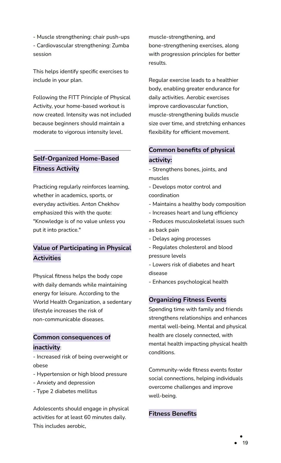 # PE AND HEALTH | G11
First Semester | 1st-2nd
Quarter
## Specific Components of Physical Fitness
1. **Agility** - The ability to change d