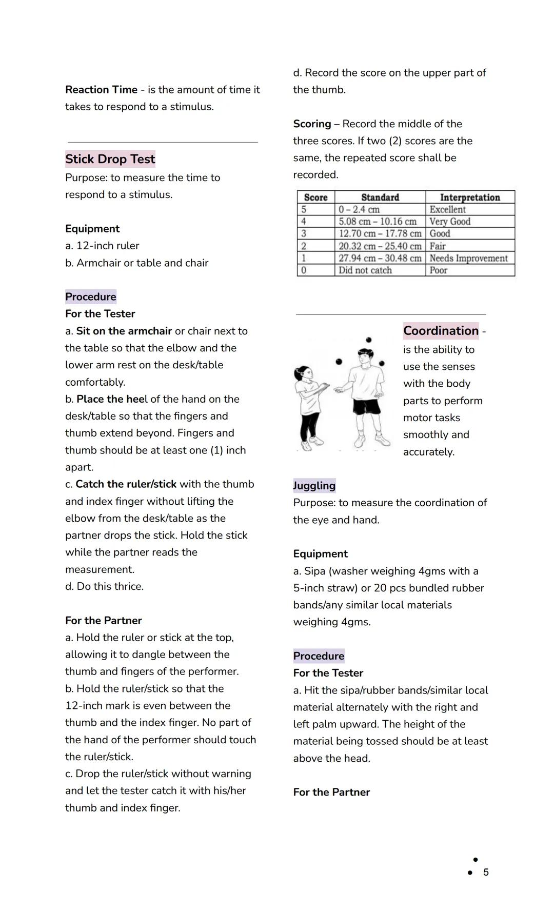 # PE AND HEALTH | G11
First Semester | 1st-2nd
Quarter
## Specific Components of Physical Fitness
1. **Agility** - The ability to change d