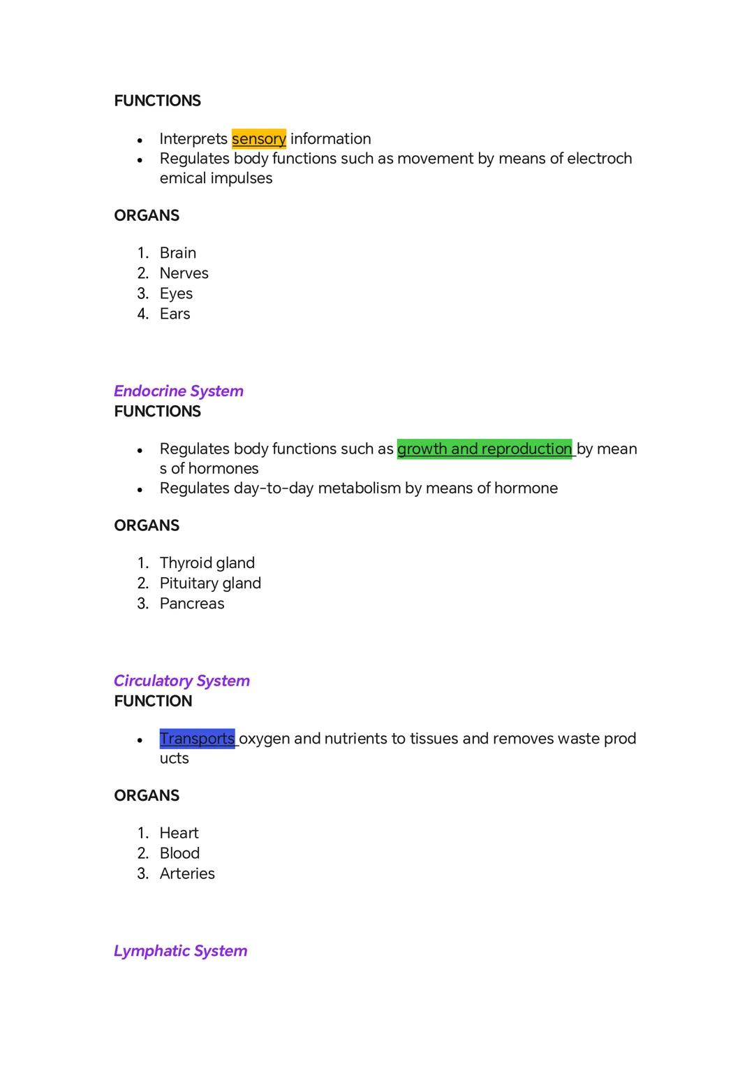 Anatomy and Physiology - Organ
System
Integumentary System
FUNCTION
- A barrier to pathogens and chemicals
- Prevents excessive water loss
O