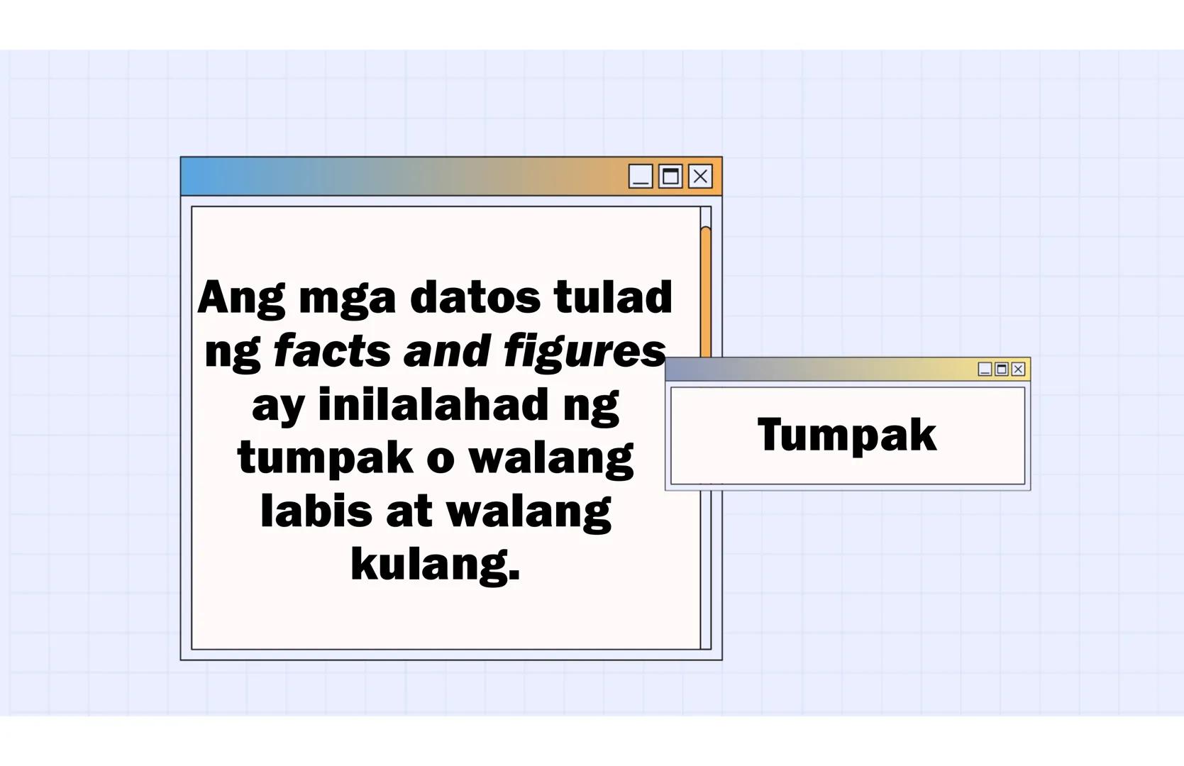 # Ang Akademing Pagsulat
ARALIN 2 Kasanayang
Pampagkatuto
• Nakikilala ang iba't ibang akademikong
sulatin ayon sa layunin, gamit, katangia