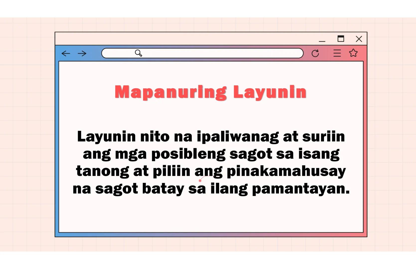 # Ang Akademing Pagsulat
ARALIN 2 Kasanayang
Pampagkatuto
• Nakikilala ang iba't ibang akademikong
sulatin ayon sa layunin, gamit, katangia