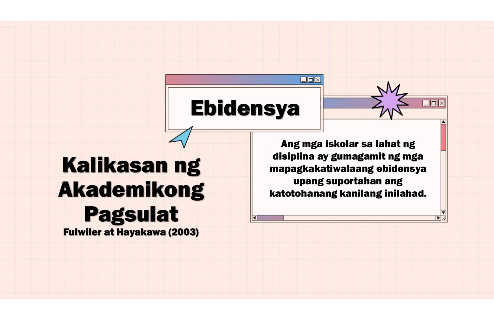 # Ang Akademing Pagsulat
ARALIN 2 Kasanayang
Pampagkatuto
• Nakikilala ang iba't ibang akademikong
sulatin ayon sa layunin, gamit, katangia